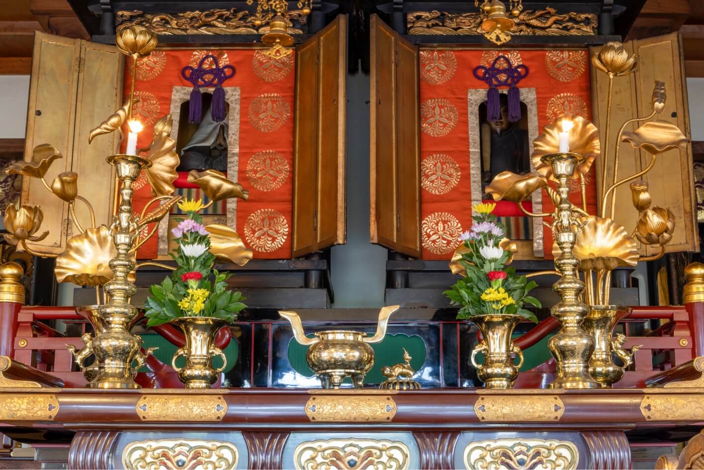 高林寺 藤原豊成卿・中将姫像