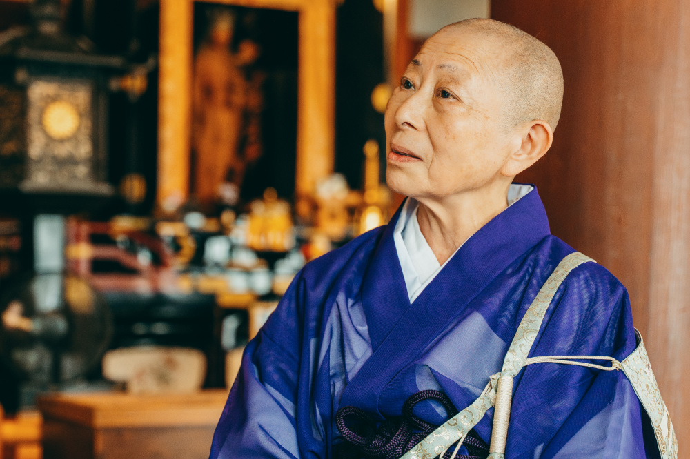 仏門に入る前のことを楽しそうに話してくださった