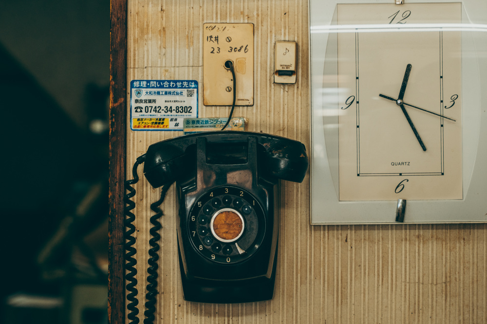 今も現役の黒電話