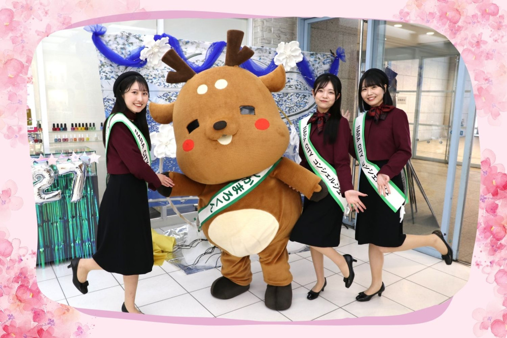 しかまろくんと一緒に活動することも！