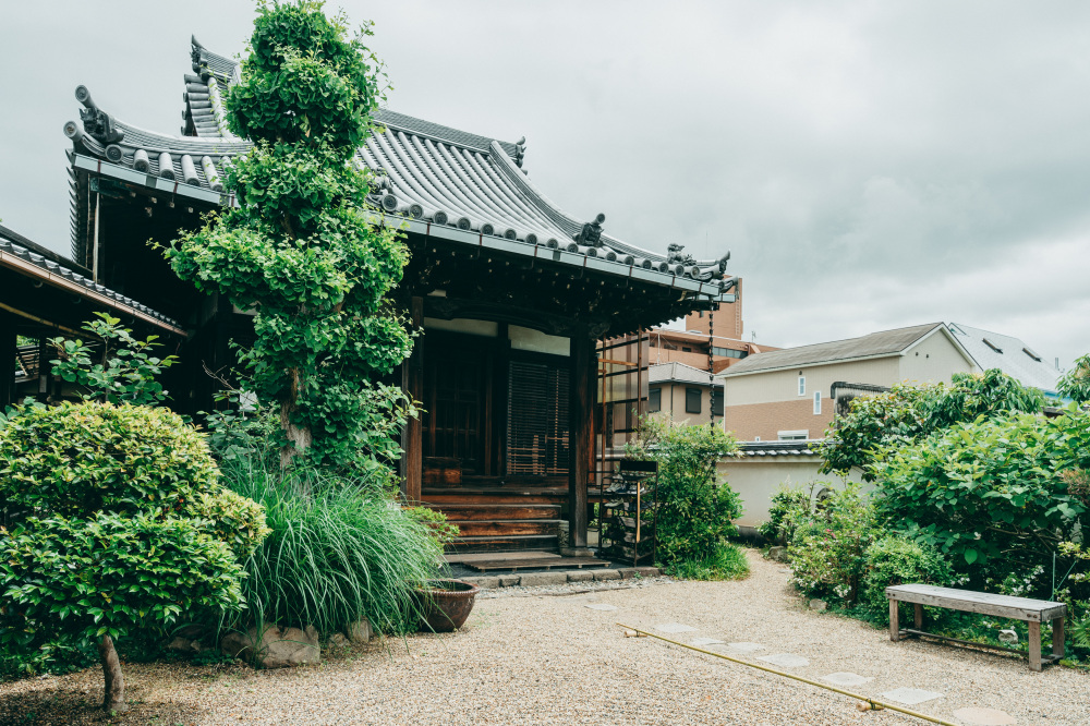 璉珹寺本堂。毎年5月の特別拝観時に開扉されます
