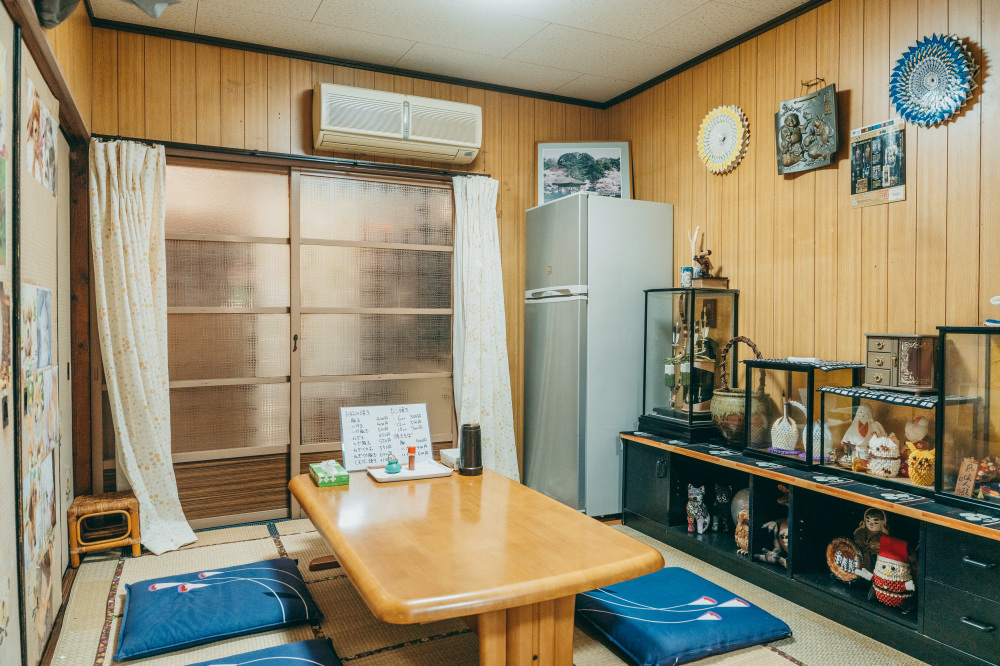 店内飲食もOK。おばあちゃん家にお邪魔している感覚です