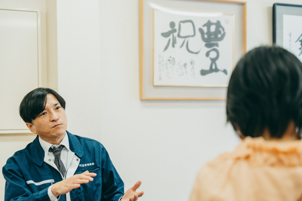 5代目の豊澤孝彦さん。酒造りを語る言葉に、蔵への想いがにじみます