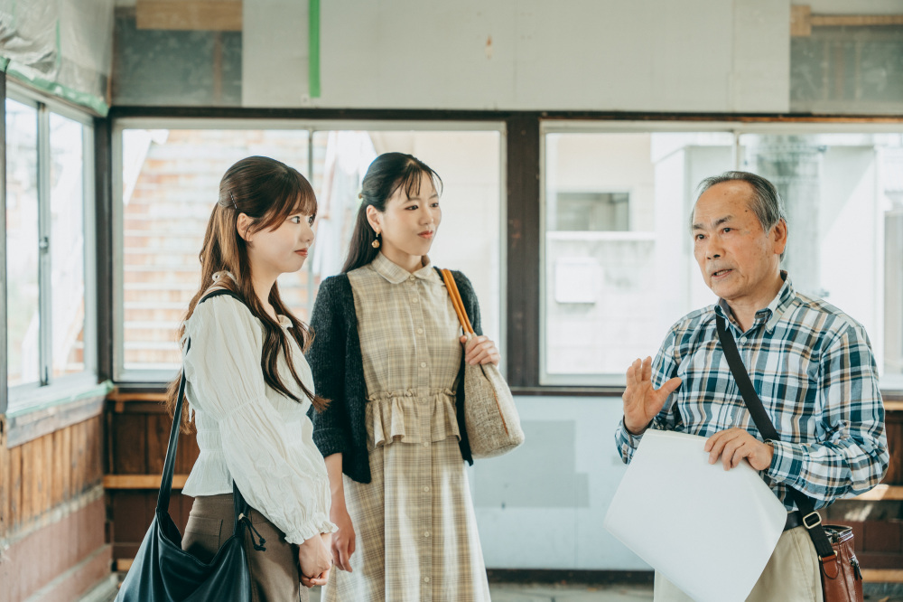 案内してくれたのは「帯解駅舎保存・活用の会」代表・木原勝彬(きはら かつあきら)さん