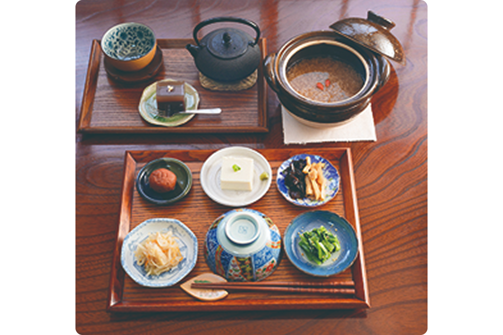 茶粥を味わえるお店